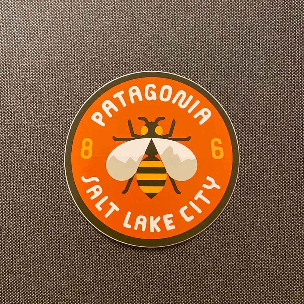 Patagonia Salt Lake City store sticker